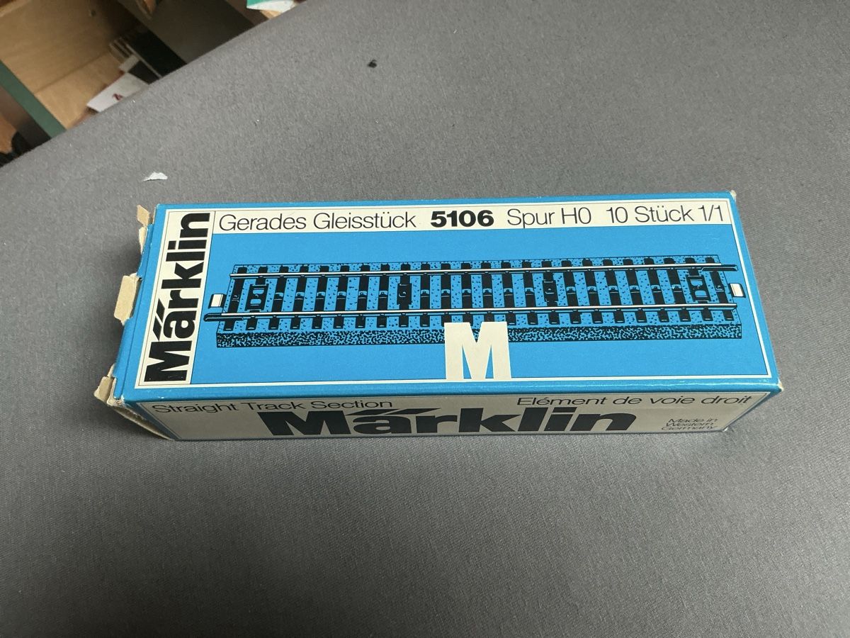 Märklin Modelleisenbahnen: Märklin M Gleise  – Gebraucht aus Theilingen von Theil.96