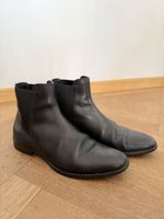 Stivaletti Saint Laurent Pelle Nera Taglia 42 Usati