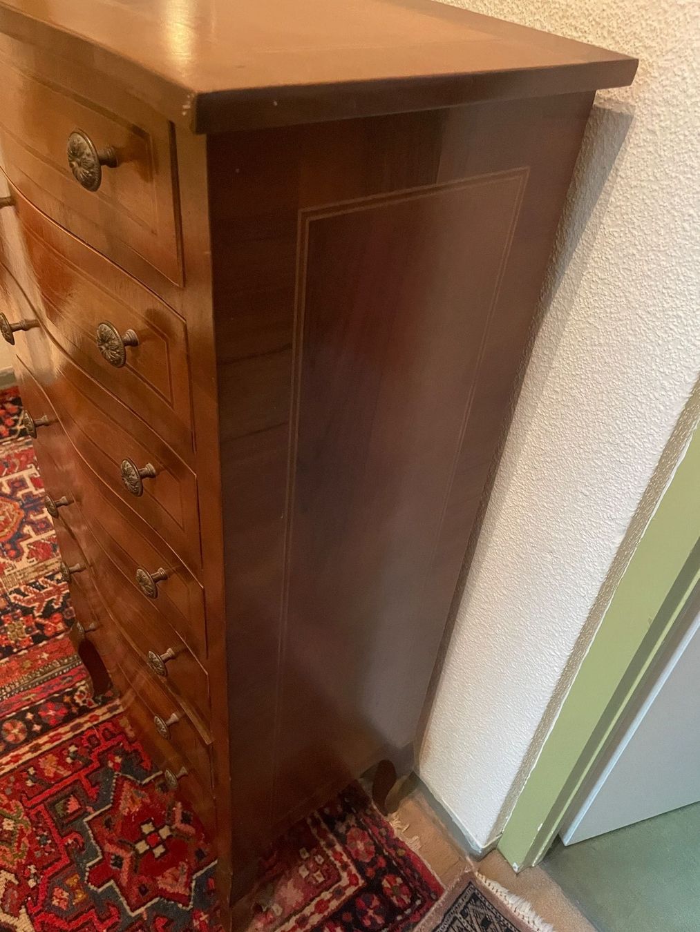 Cassettiere: Antike Kommode mit 8 Schubladen Mahagoni – Usato da Volketswil venduto da rubin74 2