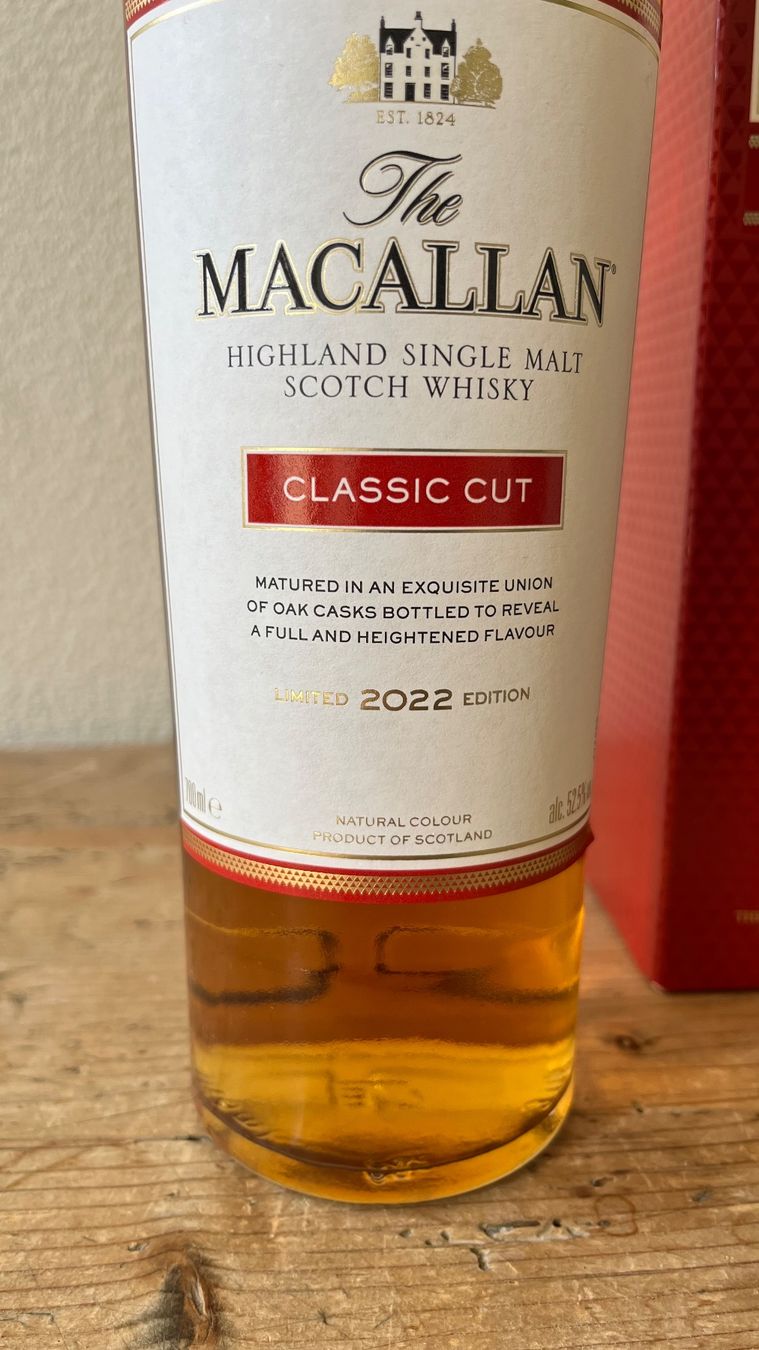 Macallan Bevande alcoliche: Macallan Classic Cut 2022 – Nuovo e nell'imballaggio originale da Stallikon venduto da felixmuster 1