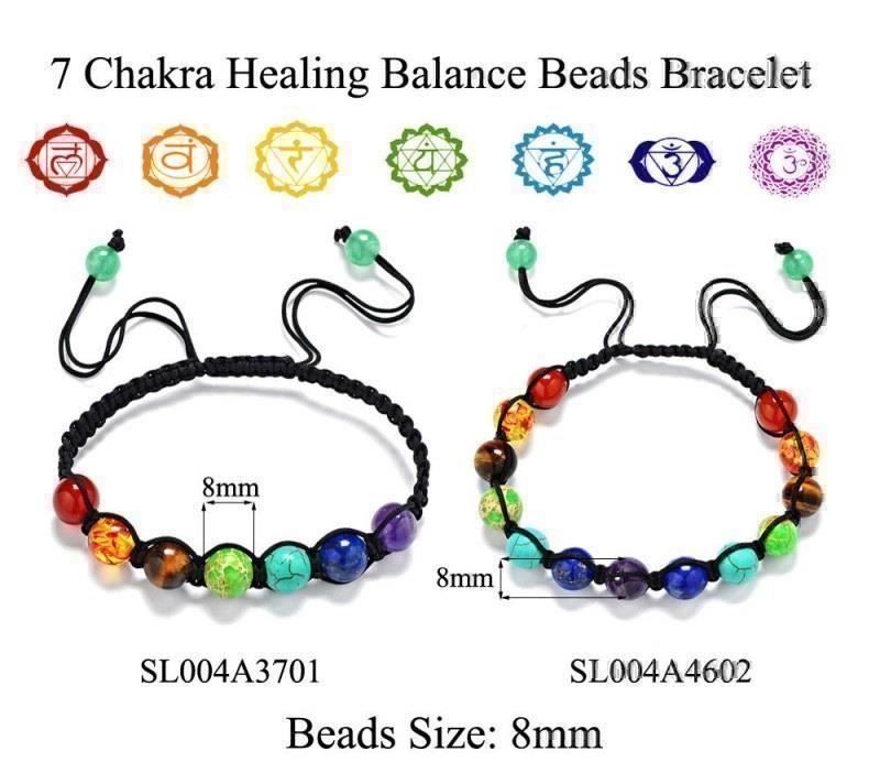 Bracciali & Braccialetti: Bracelet 7 Chakra - pierre naturel – Nuovo e nell'imballaggio originale da Gurmels venduto da Swisspod 2
