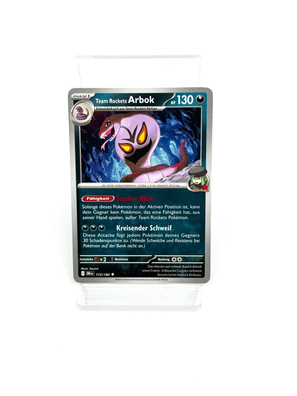 Pokémon Carte collezionabili: Pokemon Team Rockets Arbok 113/182 – Usato da Herisau venduto da Pokemon2026