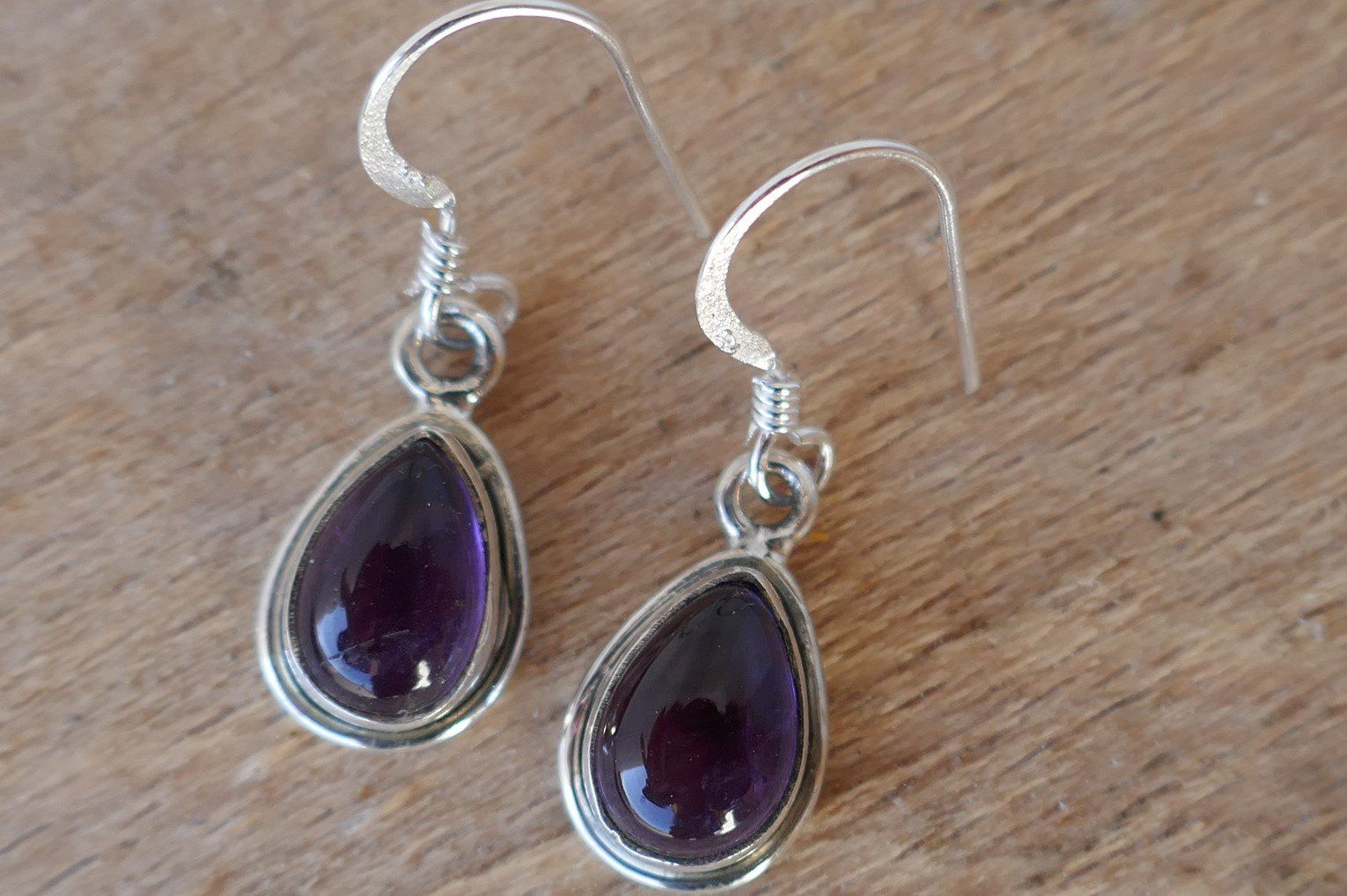 Ohrringe & -stecker: Ohrhänger Silber mit Amethyst – Neu (gemäss Beschreibung) aus Arboldswil von estrella925