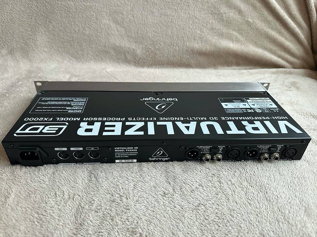 Behringer Equalizzatori: Behringer Virtualizer  Digitaler Multi-Effektprozessor – Usato da Schlieren venduto da Karr 2