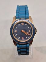 Blaue Armbanduhr mit Silikonarmband (gebraucht)