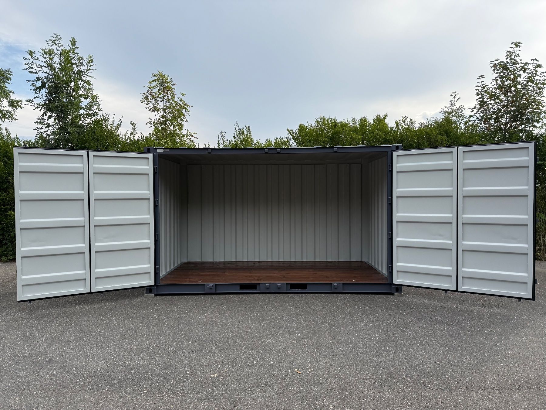 Contenitori edile: 15 Fuss Lagercontainer, Container in grau, open side – Nuovo e nell'imballaggio originale da grosswangen venduto da Poliniman0 3