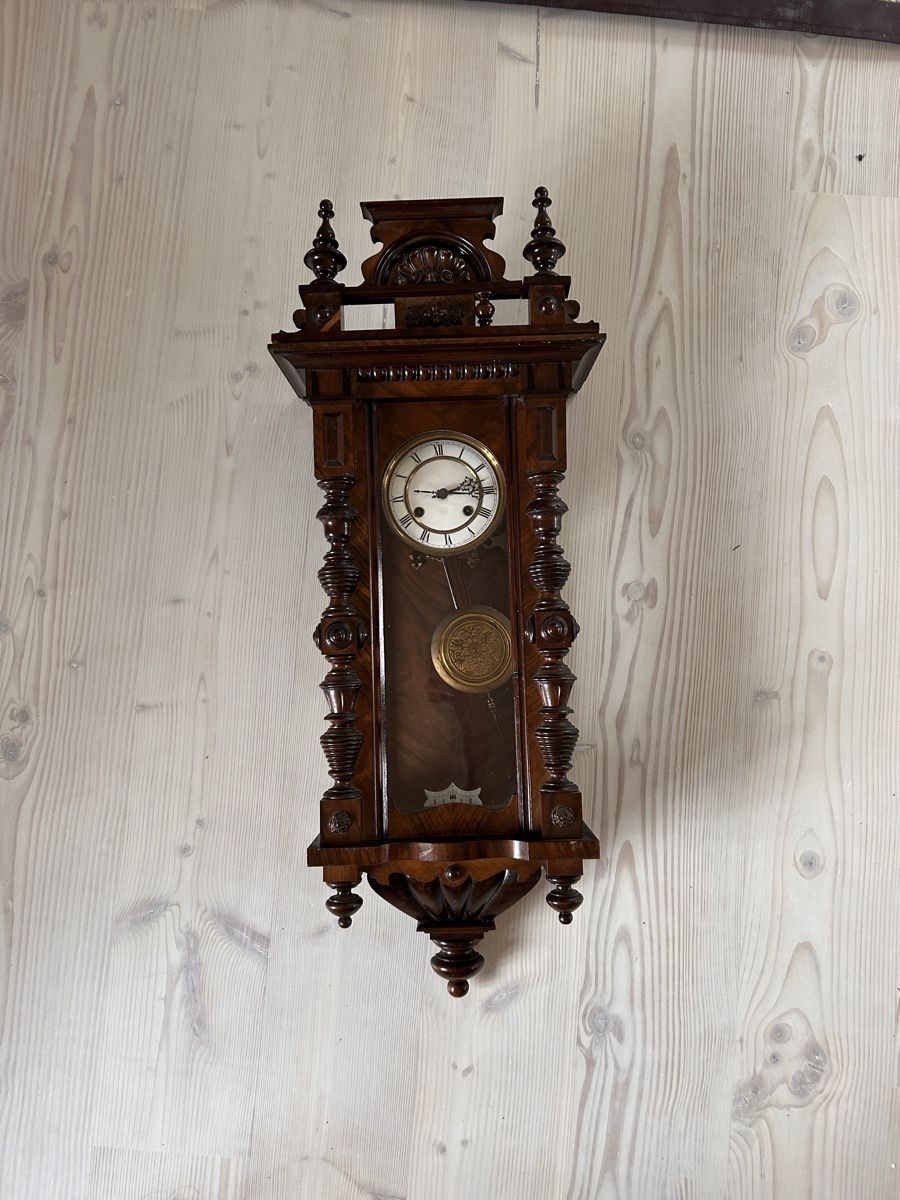 Orologi da terra & Orologi da parete: Horloge antique en bois – Difettoso da Denens venduto da nrinaldi