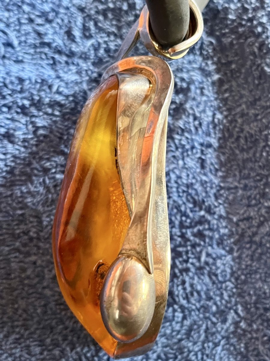 Anhänger: Bernsteinschmuck Anhänger  477 ct mit Kette – Neu und originalverpackt aus Bigenthal von Sammler60 6