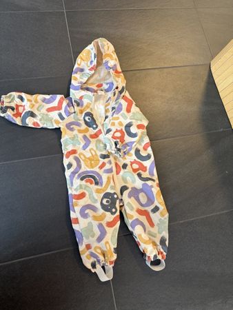 H&M Baby Overall bunt gemustert Grösse 74 gebraucht