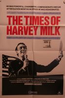 The Times of Harvey Milk - Original Filmplakat 1984
