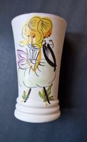 Kleine Vase Vallauris, Keramik signiert "Tet M" Vintage