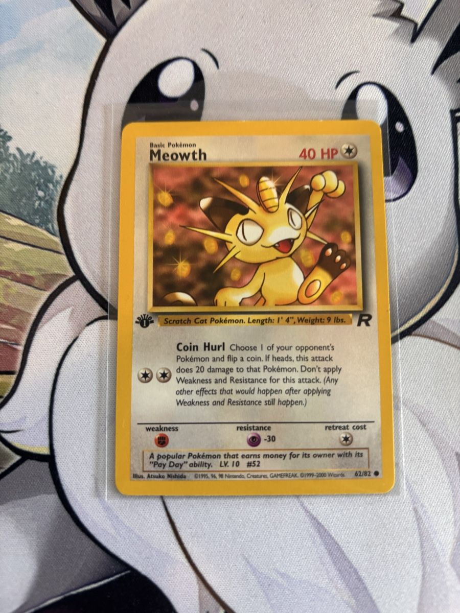 Pokémon Cartes à collectionner: Meowth (TR 62) First Editon – D'occasion à Regensdorf par sam_qrg5
