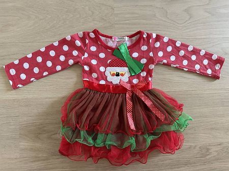 Jolie robe de Noël christmas dress 24 mois 2 ans