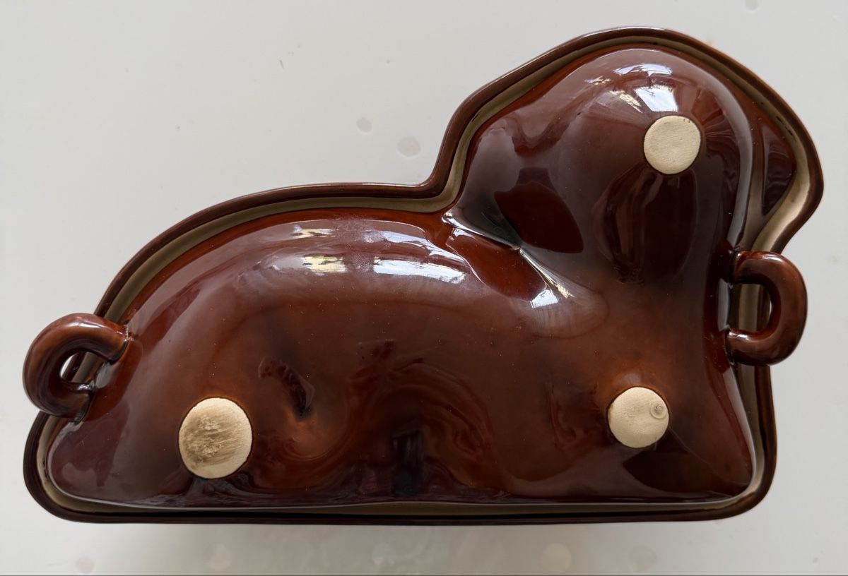 Backformen: Moule agneau en terre cuite – Neu und originalverpackt aus Genève von len_5q5n 1