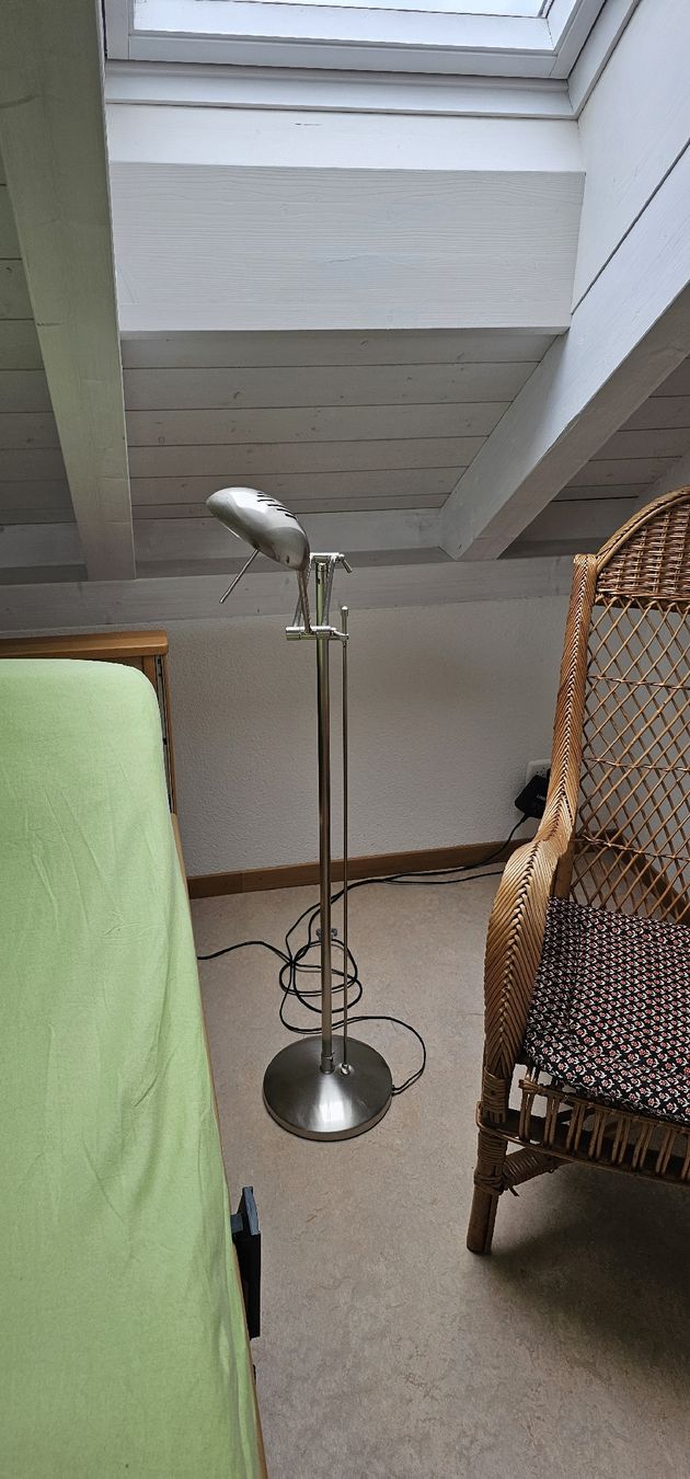 Lampen: Stehlampe / Leselampe, Metall – Gebraucht aus Seengen von Mic6