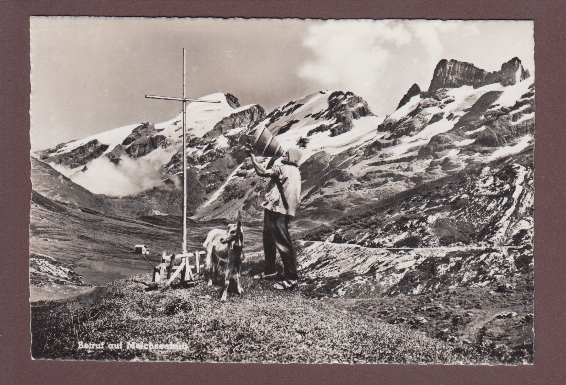 Ansichtskarten: MELCHSEE-FRUTT - Betruf - 1958 – Gebraucht aus Pully von nicecards