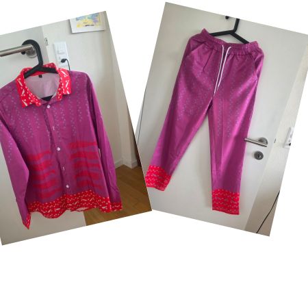 Ensemble chemise et pantalon taille s