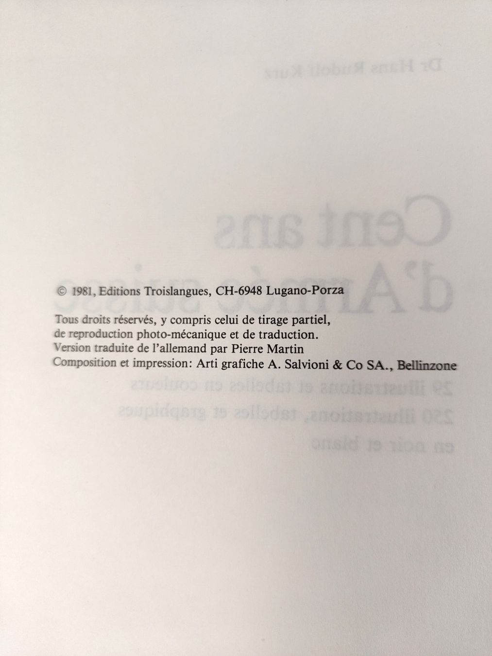 Schweizer Armee Uniformi: Buch, Cent ans d’Armée suisse – Usato da Bauma venduto da SwissMilitaria 2