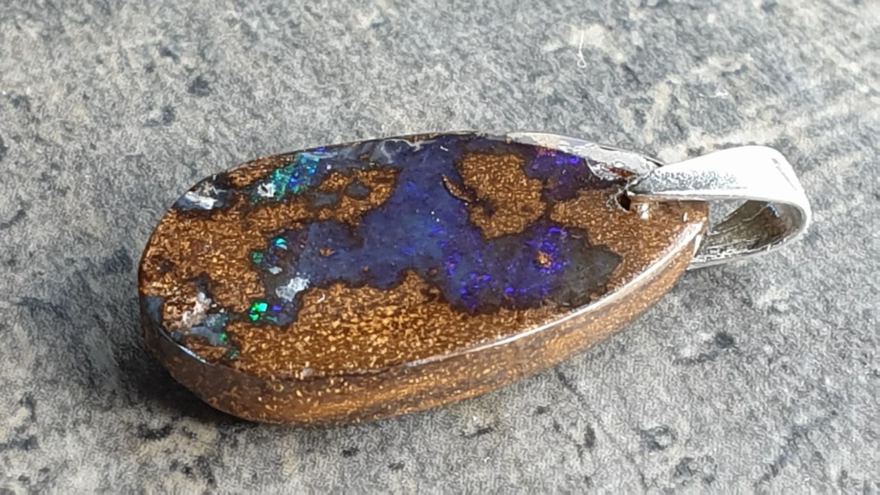 Ciondoli: Anhänger Boulder Opal. – Nuovo (secondo la descrizione) da Niederbüren venduto da Raphael014 4