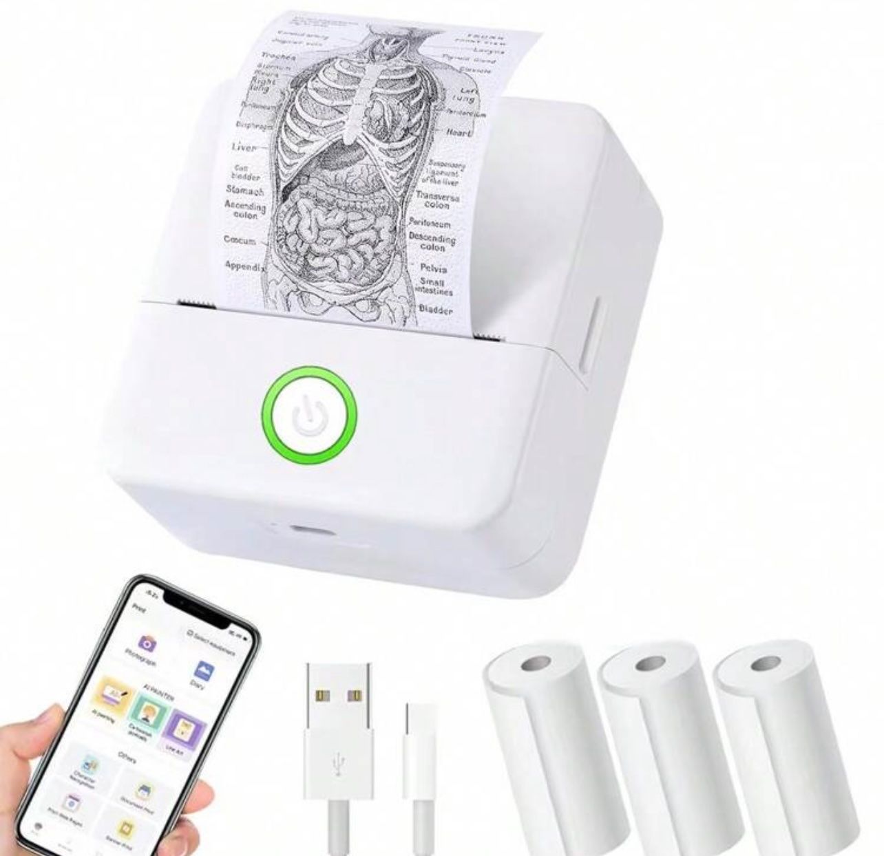 Stampanti: Mini Drucker - mit 3 Rollen Papier neu! – Nuovo e nell'imballaggio originale da Emmenbrücke venduto da engueteDeal