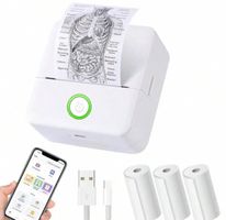 Mini Drucker - mit 3 Rollen Papier neu!