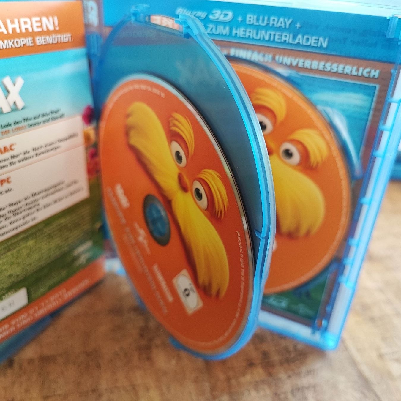 Tutti i DVDs: Dr. Seuss' Der Lorax 3D Blu-ray + DVD – Usato da Dübendorf venduto da kb86_MOVIE 2