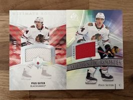 2 x Game Jersey Card Pius Suter