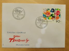 JEAN TINGUELY COUVERT – ENVELOPPE JEAN TINGUELY