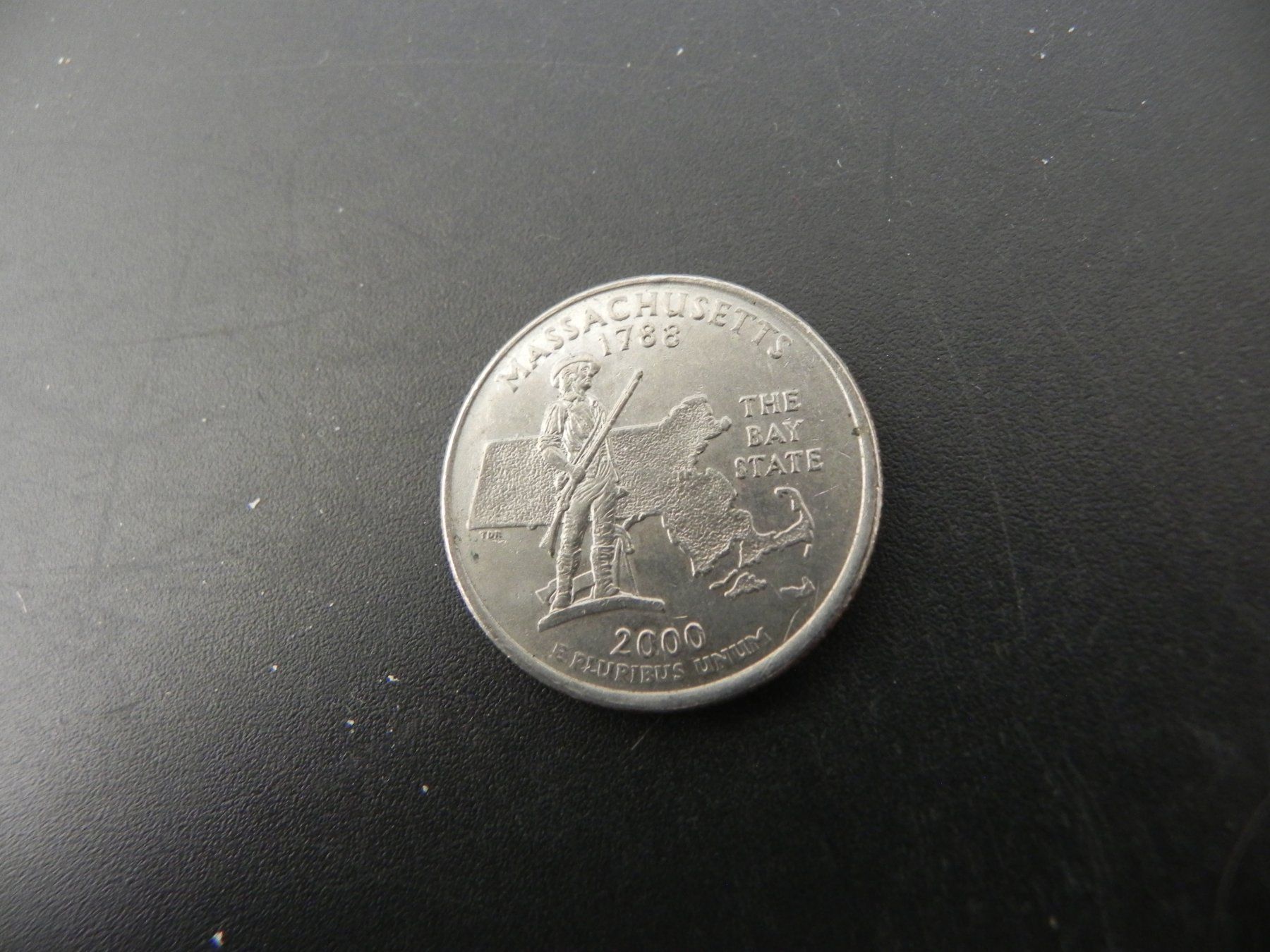 Toutes les monnaies: USA 1/4 Dollar 2000 - Massachusetts – D'occasion à Biel/Bienne par Gogolozi