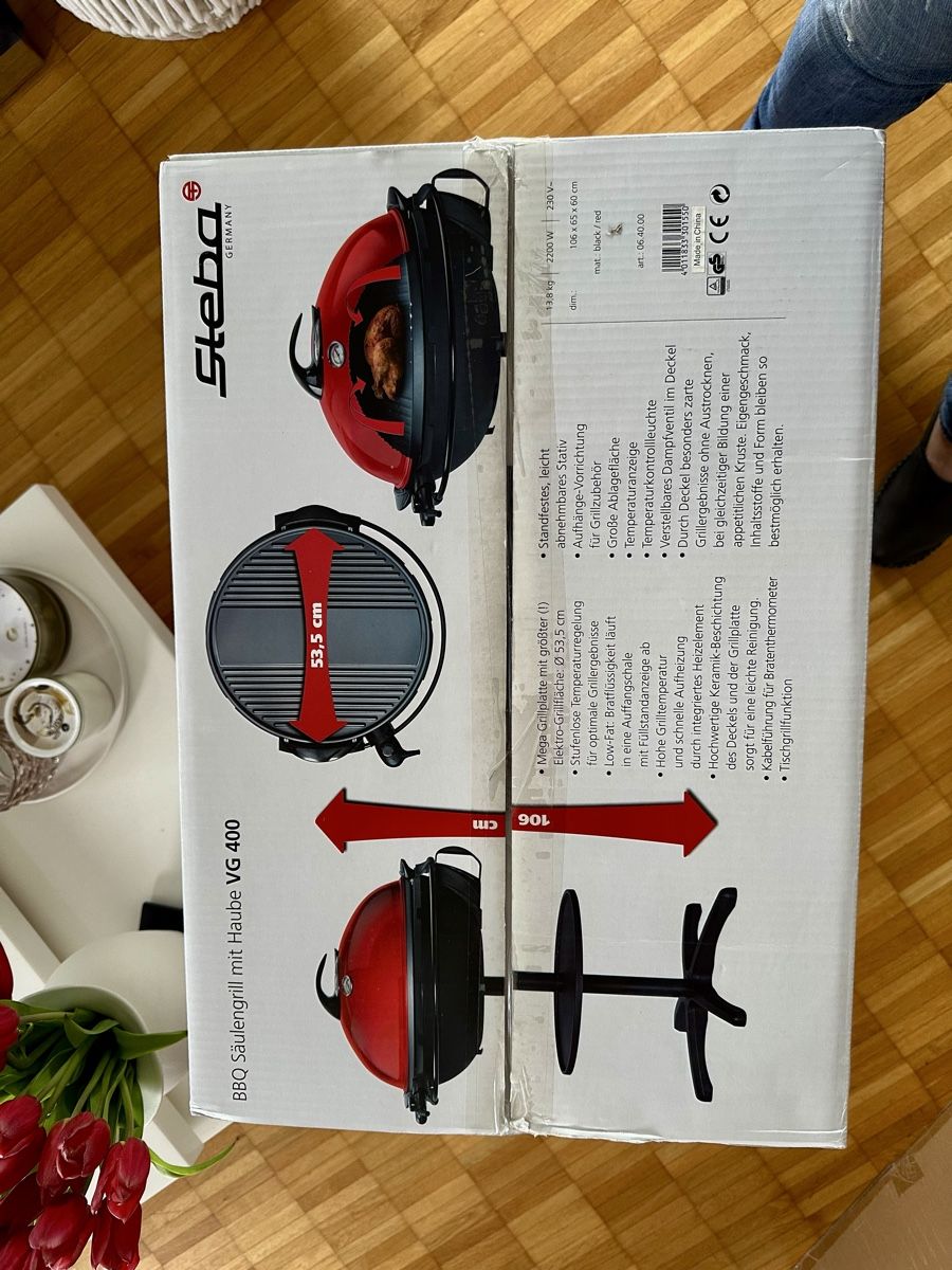 Grills: Grill Steba Vg 400 – Neu und originalverpackt aus Buchrain von SATG 3