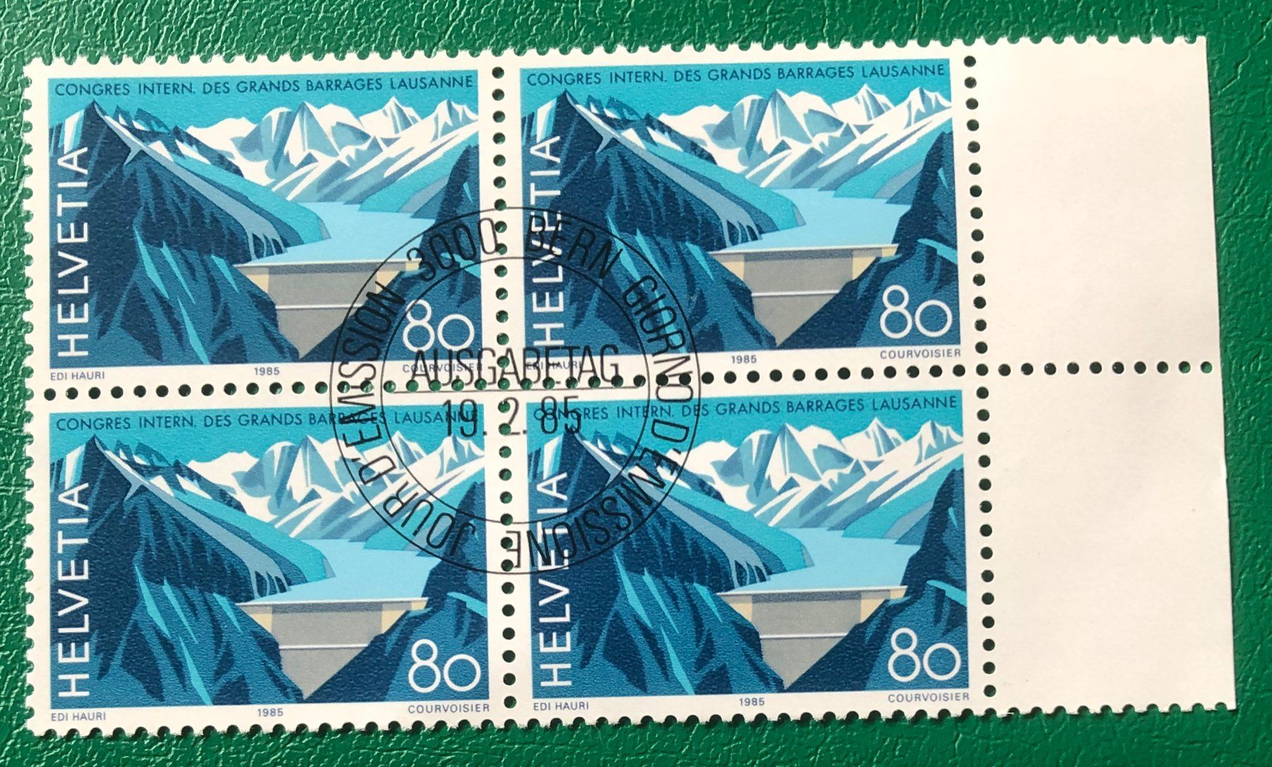 Tutti i francobolli: 4 er Block Nr. 714 mit ETStempel Bern – Usato da Aarau venduto da Billa007