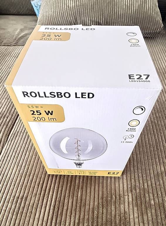 Lampade: Grosse LED E27 Globe Lampe 200 mm – Usato da Romanshorn venduto da Domuz-Handel 2