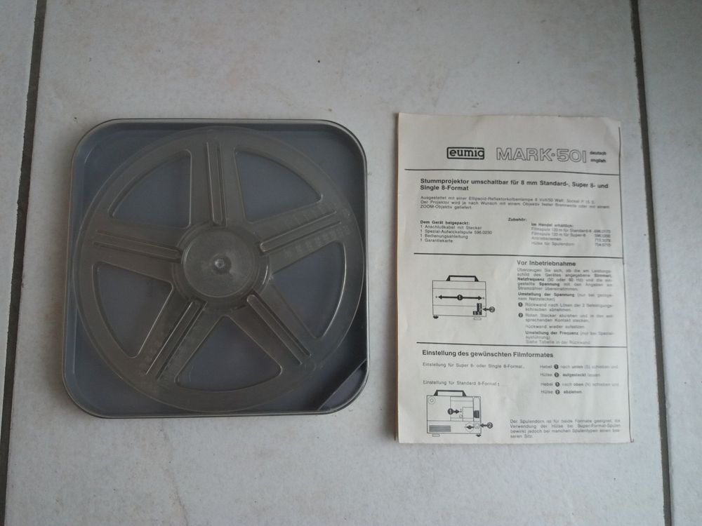 PROJECTEUR VINTAGE EUMIG Mark M Super 8 (1967) EUR 40,86 - FR