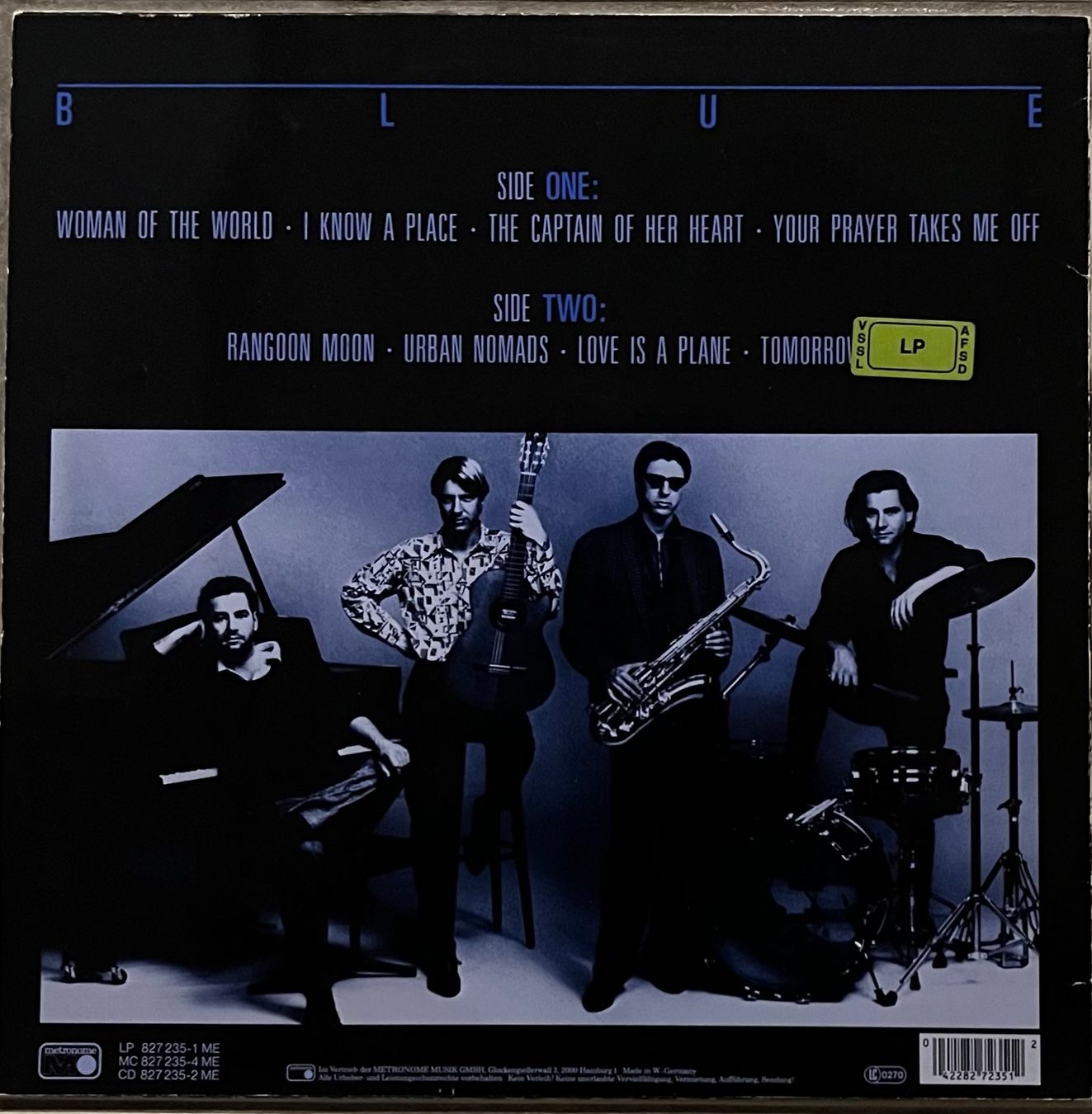 Vinyles: DOUBLE - BLUE - 33 Tours – D'occasion à Bussigny par vinyl-pas-cher 1