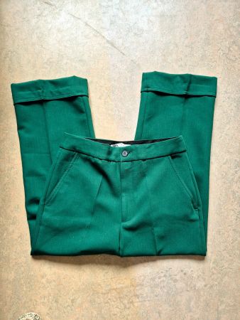ZARA STOFFHOSE GRÜN HOSE S 36, TOP ZU BLUSE TUNIKA SHIRT