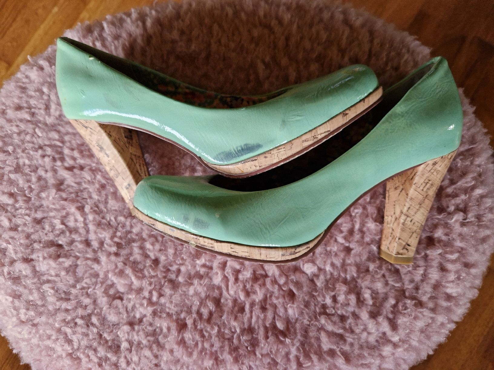 Cube Damenschuhe: Pumps, Marke Cube, Gr. 37, Absatz in Korkoptik! – Gebraucht aus Bühler von Bluana 3