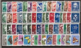 PJ138 - Lot Pro Juventute 1938-1963 **