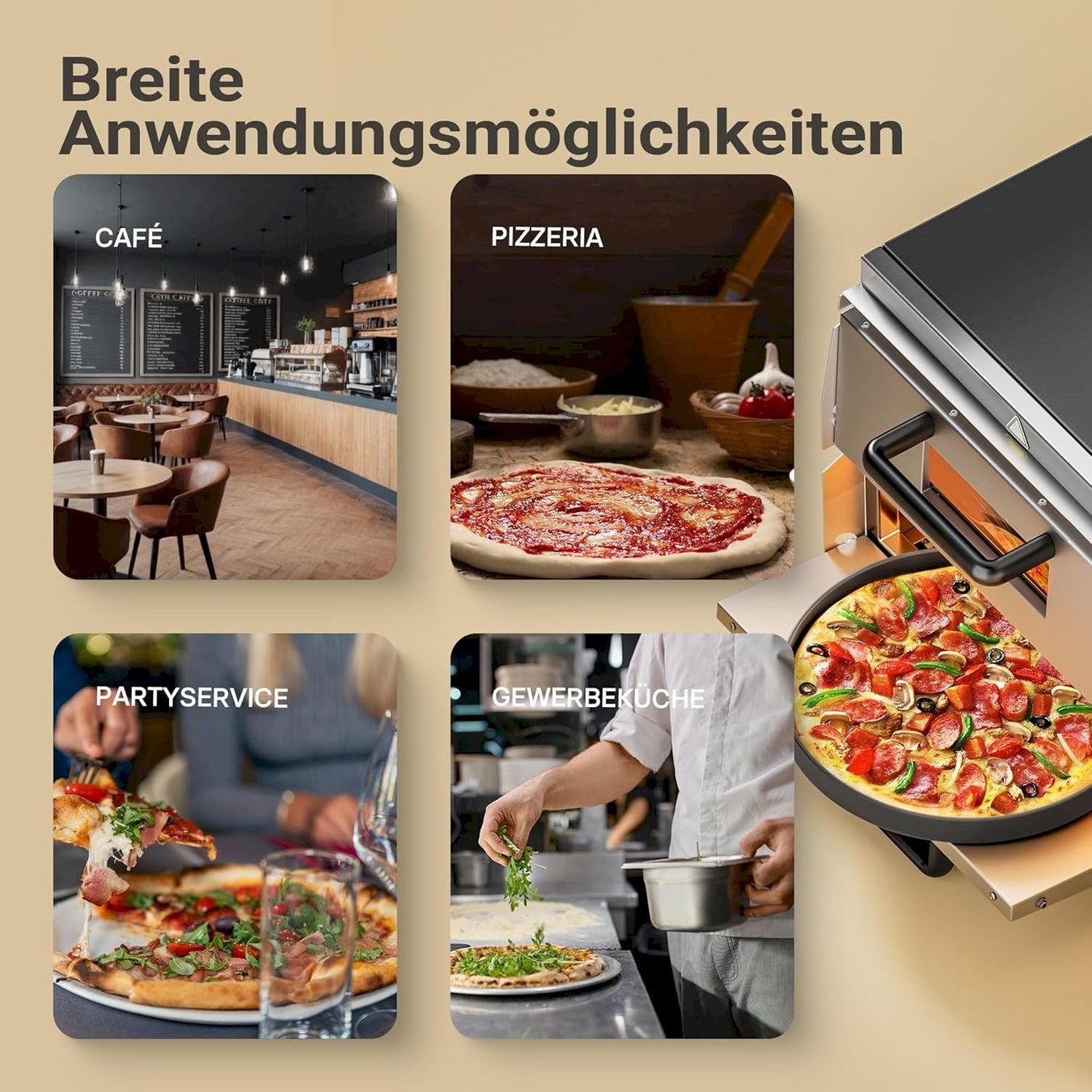 Forni: WilTec 2-Etagen Pizza-Backofen 3000W – Nuovo e nell'imballaggio originale da Bottighofen venduto da zaap 3