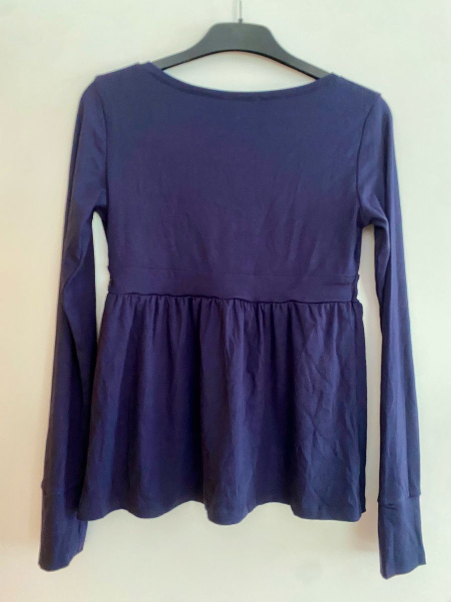 Top: Navy Blue Long Sleeve Top - Size S – Nuovo (secondo la descrizione) da Zollikerberg venduto da mvm_68rc 1
