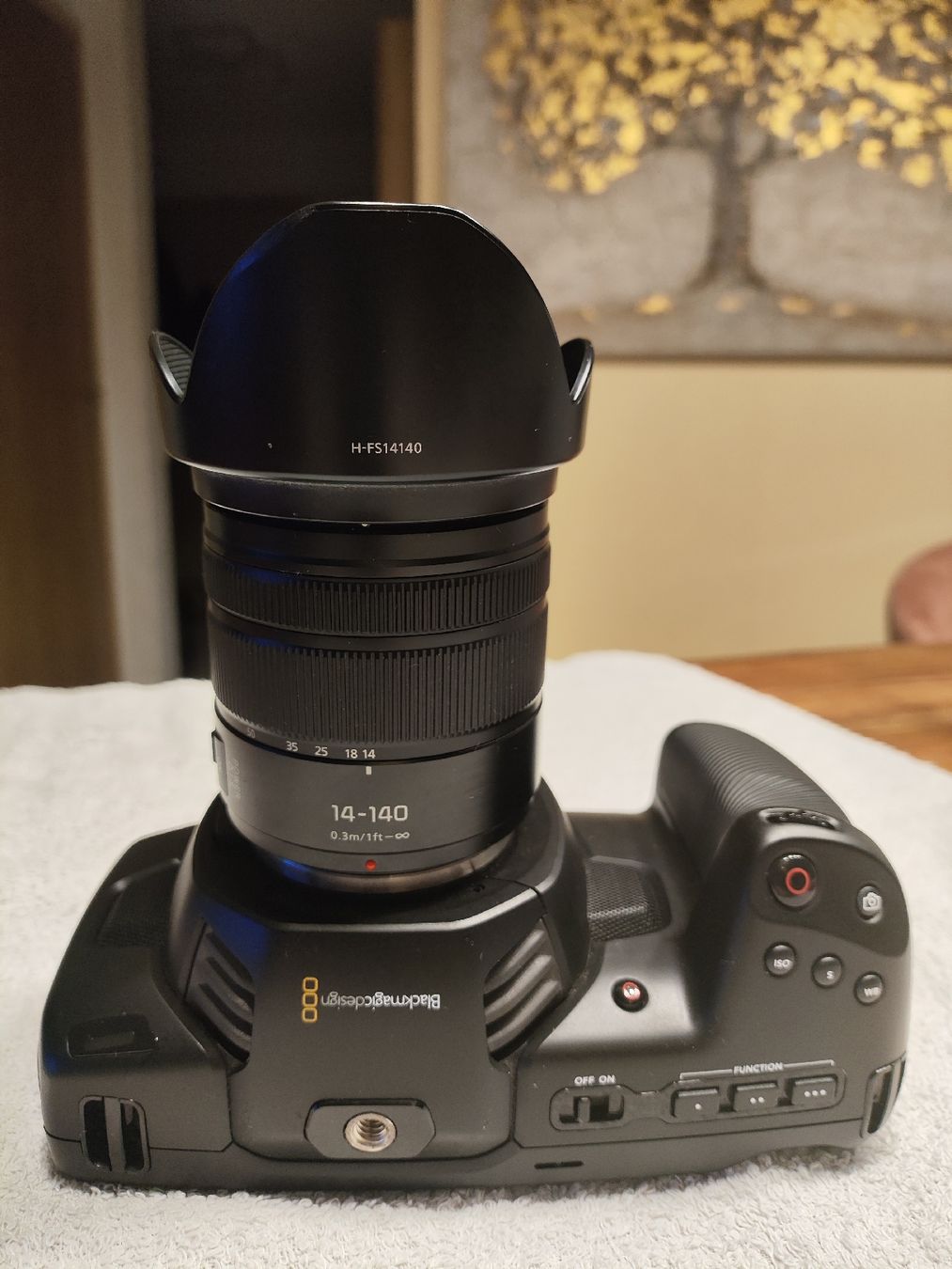 Fotocamera: Blackmagic Pocket Cinema Camera 4K, Panasonic Obje.H-FS14140 – Usato da Buchs AG venduto da Eugrom 2