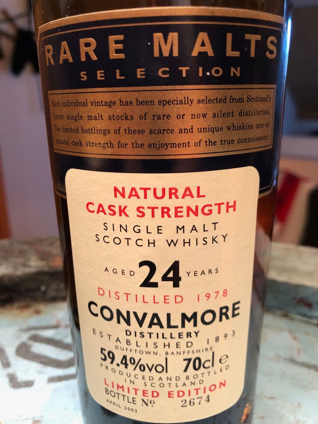 Spirituosen: Convalmore Rare Malts 1978 – Neu und originalverpackt aus Aarwangen von concorde58 2