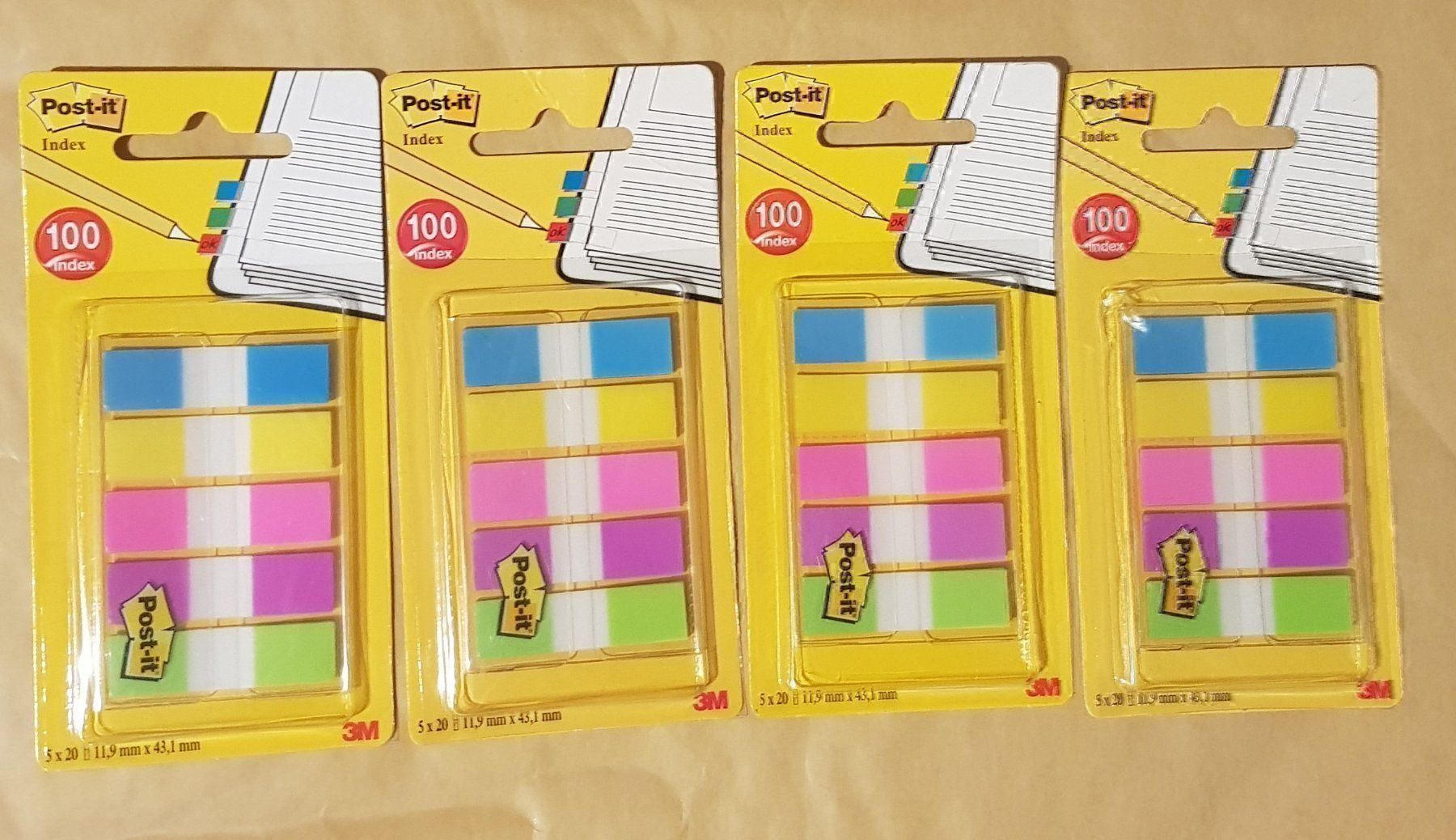 Autocollants: 4 x 100 Mini-Haftstreifen – Neuf avec emballage d'origine à Zürich par Avd 1