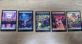 Alle Ninja Turtles Full Art Mana - Rooftop Scene - MTG