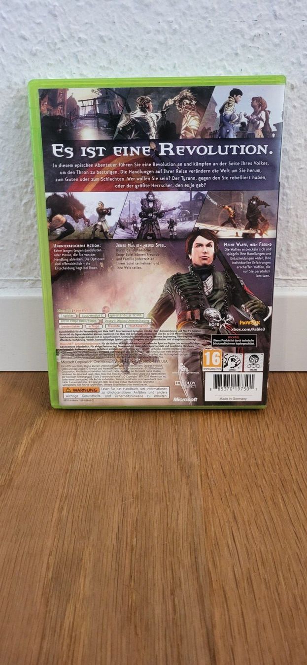 Microsoft Giochi: Xbox 360 - Fable 3 – Usato da Münsingen venduto da DigitaleSpielecke 1