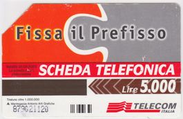 Telefonkarte Italien Telecom Italia