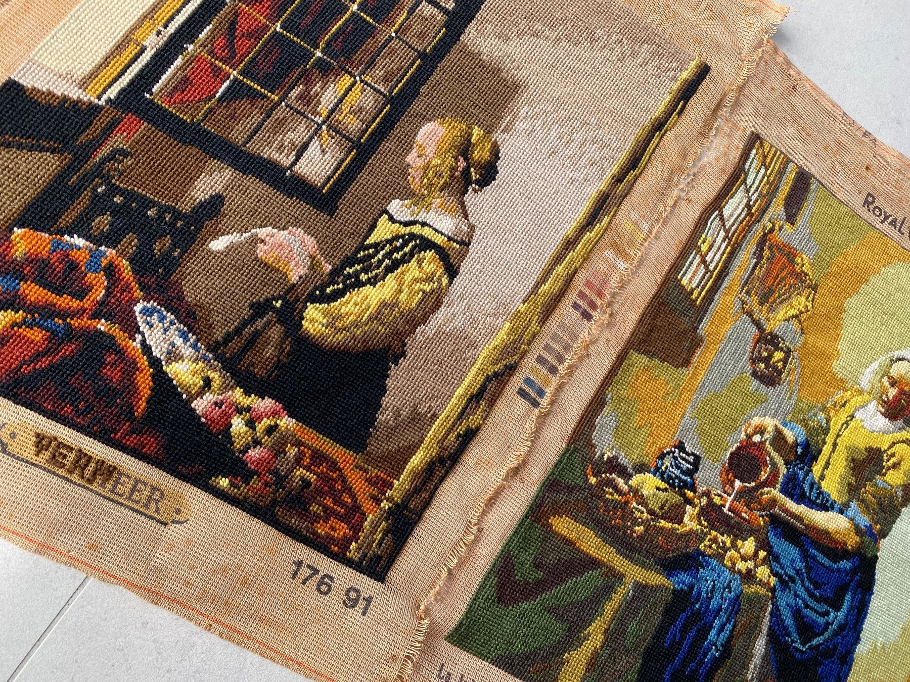 Foto & Immagini: 2 Bilder Petit Point Vintage Vermeer – Nuovo (secondo la descrizione) da niederbipp venduto da Esbenz 7