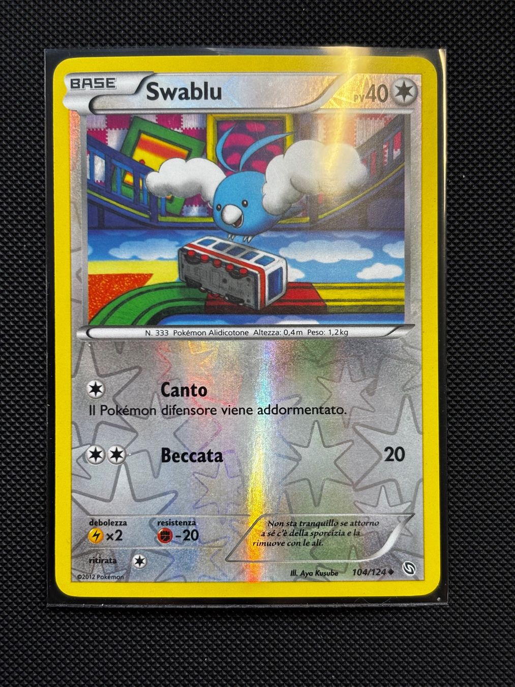 Pokémon Carte collezionabili: It -  Swablu Reverse 104/124 - Pokémon – Usato da Neuchâtel venduto da caraadrynn