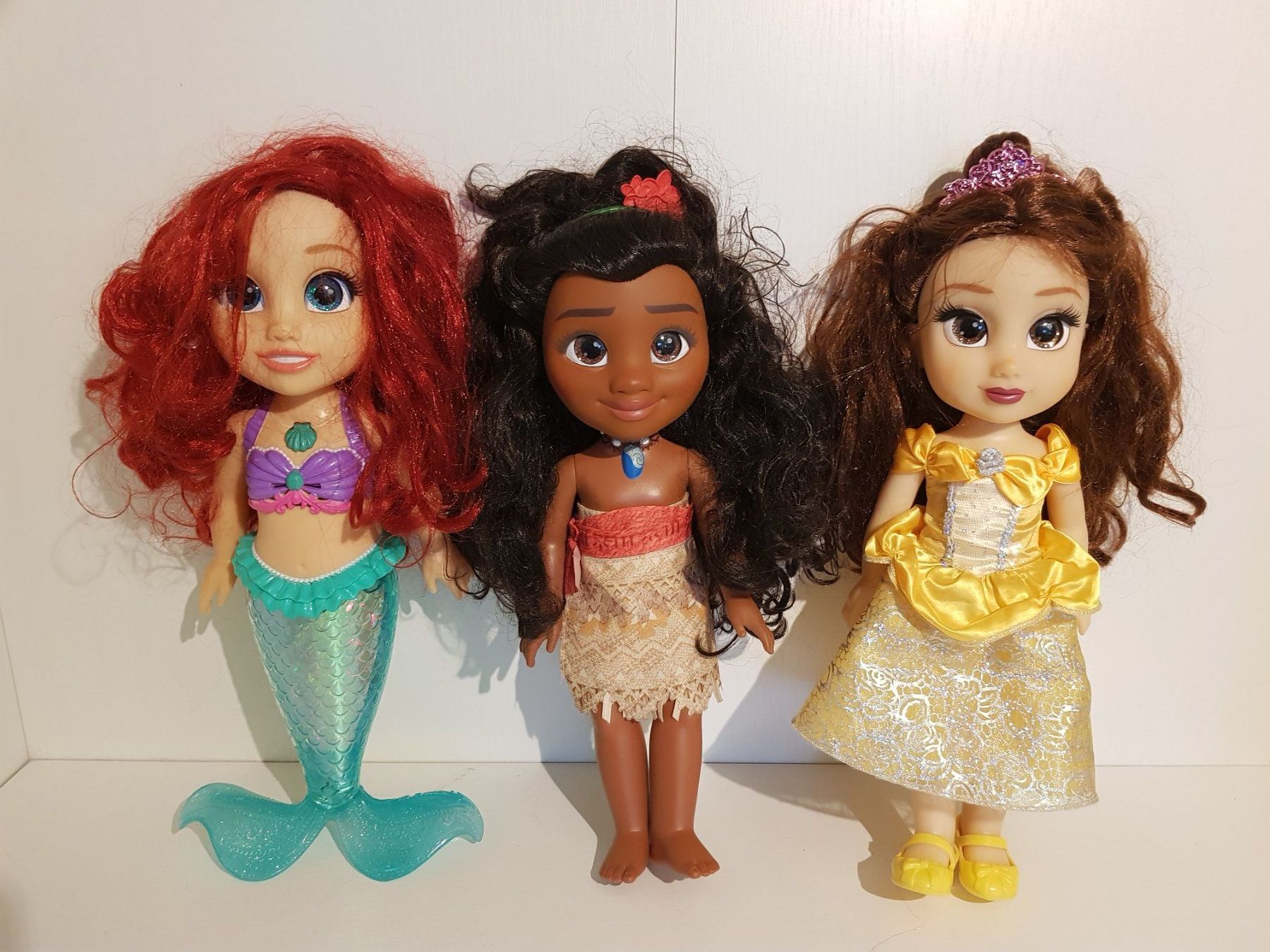 Disney Bambole: Disney Prinzessinnen Puppen Set – Usato da Münchenstein venduto da tsp01