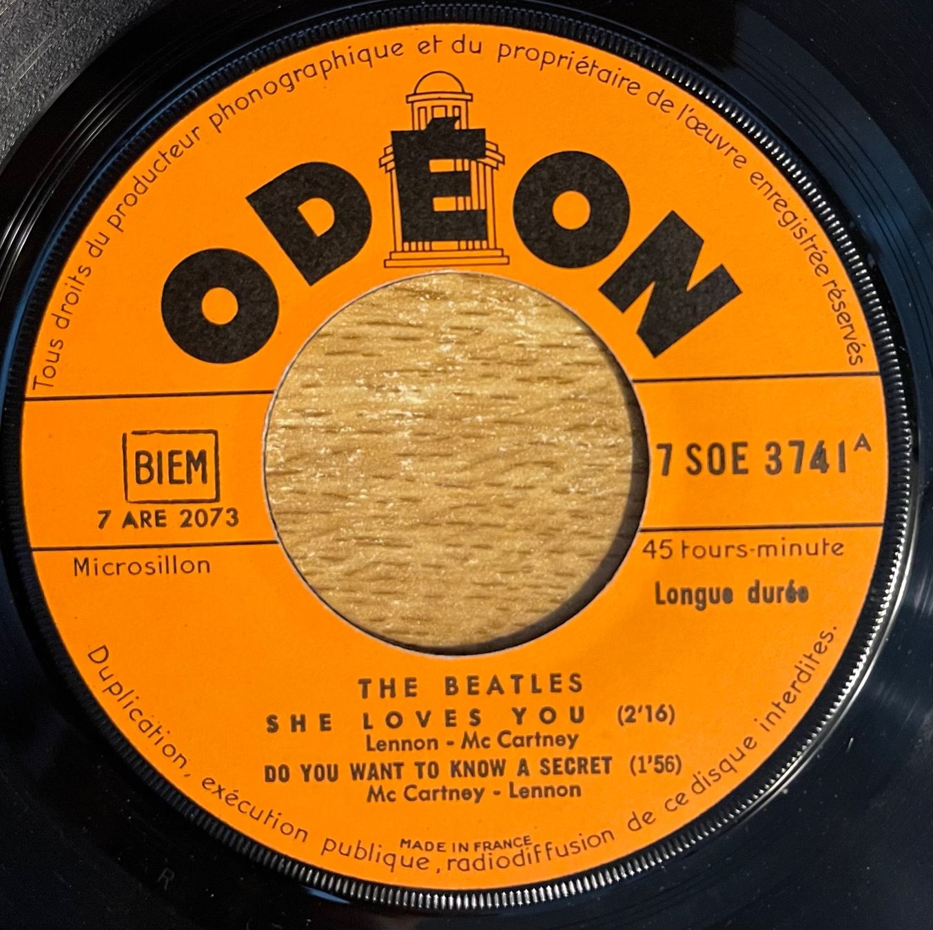 Schallplatten: THE BEATLES - SHE LOVES YOU – Gebraucht aus Bussigny von vinyl-pas-cher 3