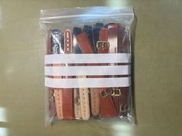 Konvolut Uhrenarmbänder aus Leder, Vintage, Top Zustand!